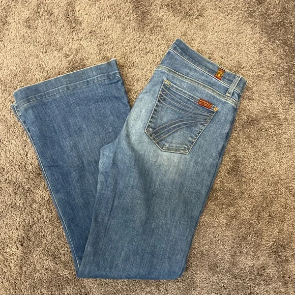 7 for all mankind dojo jeans - Picture 3 of 4